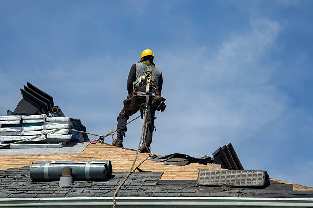 Professional Roof Replacement technician working in Midway, UT
